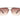 Square Half Frame Retro Brow-Bar Sunglasses